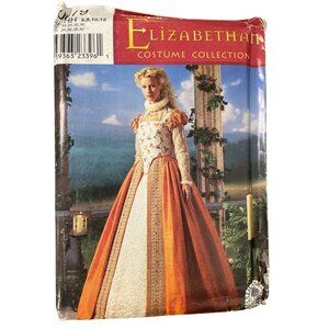 Simplicity Elizabethan Costume Collection Misses Sizes 6-12 Sewing Pattern 0679